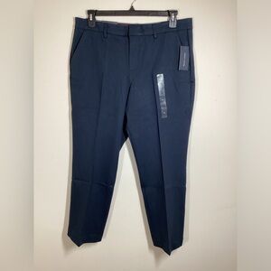 NWT Tommy Hilfiger 16 Hampton Ponte Trouser Pants Navy Stretch Tummy Control